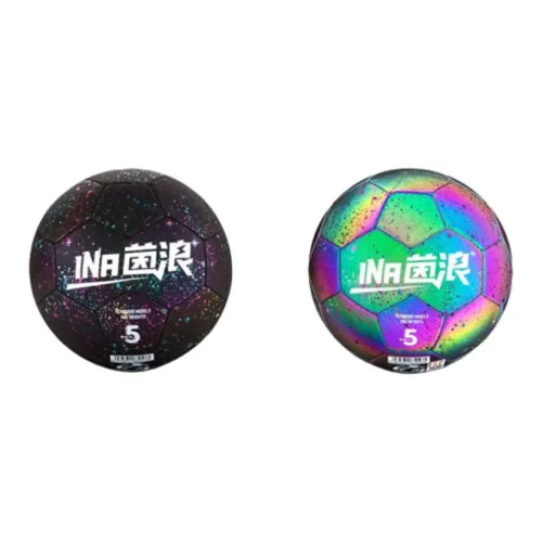 Waves Size 5 Soccer PU Machine Stitched Soccer Ball Unisex Dazzle Light And Shadow