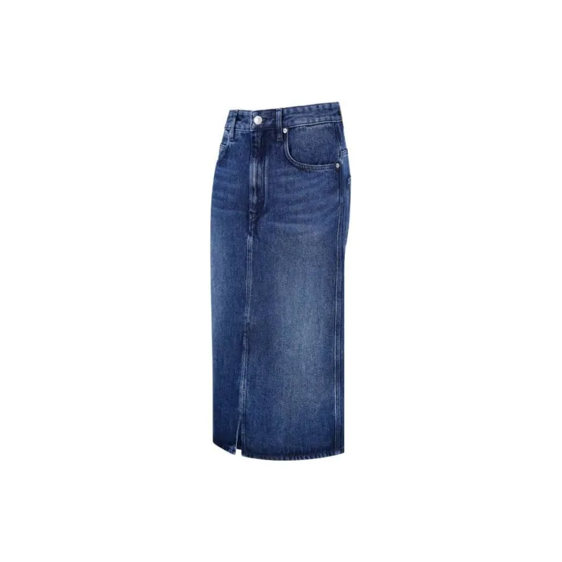 ISABEL MARANT Denim Long Skirts Women's Blue-2