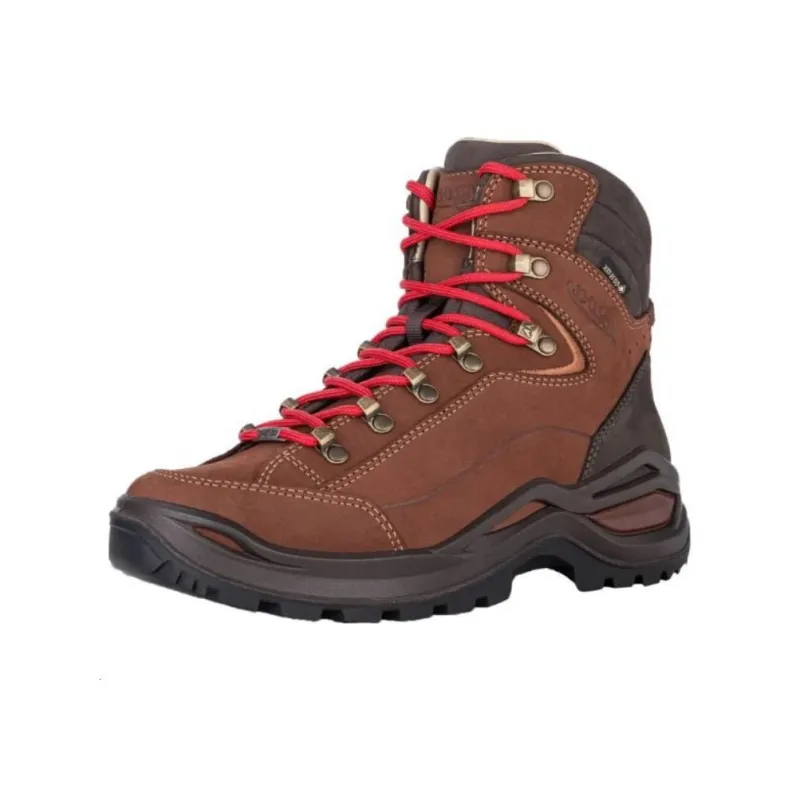 Lowa Renegade GTX Mid Cushioning Wear-Resistant Mid-Top Trekking Shoes Women's Brown-2