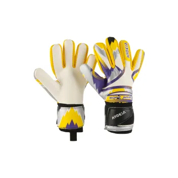 MYOKIA Goalkeeper Gloves Unisex White/Yellow/Blue
