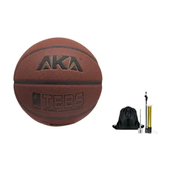AKA Microfiber Leather Basketball Brown Size 7 Ball Training Competition Unisex