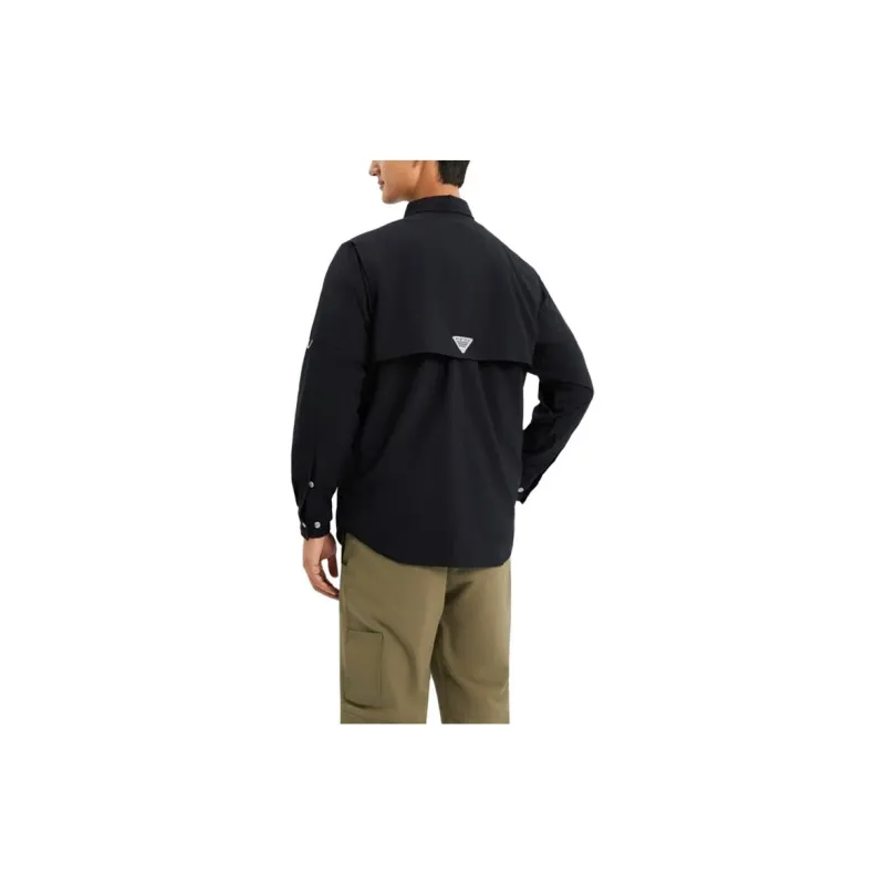 Columbia PFG Shirts Unisex Black-1