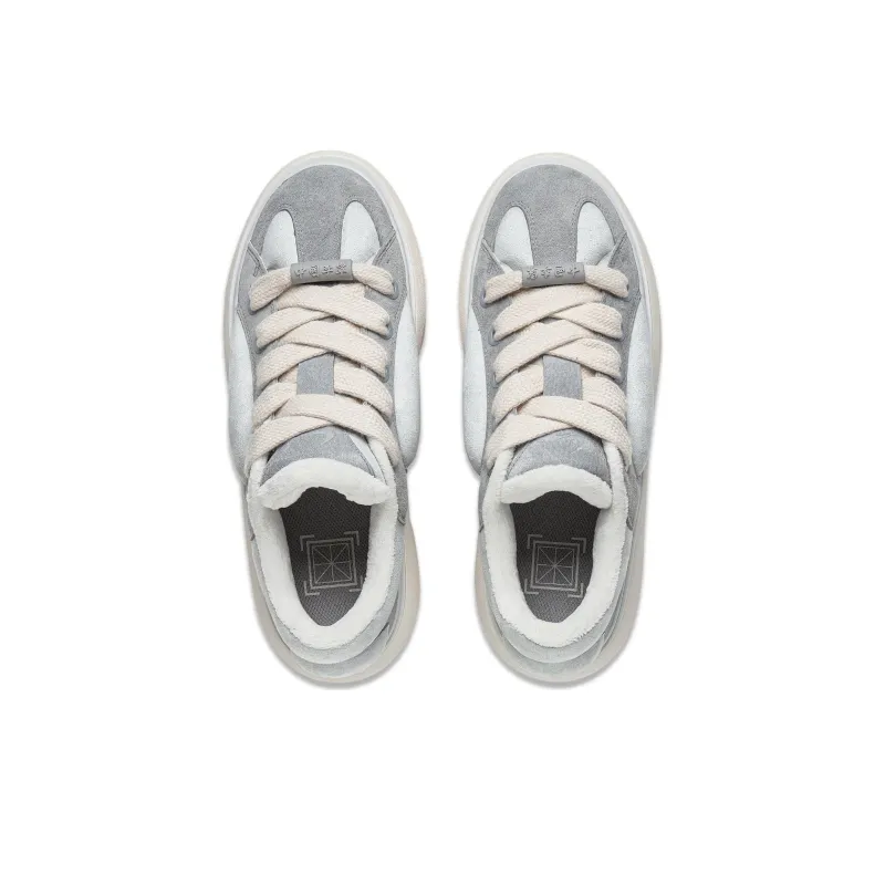LiNing Yun You C4D Slip Resistant Cushioning Low Top Skateboard Shoes Women's Gray-3
