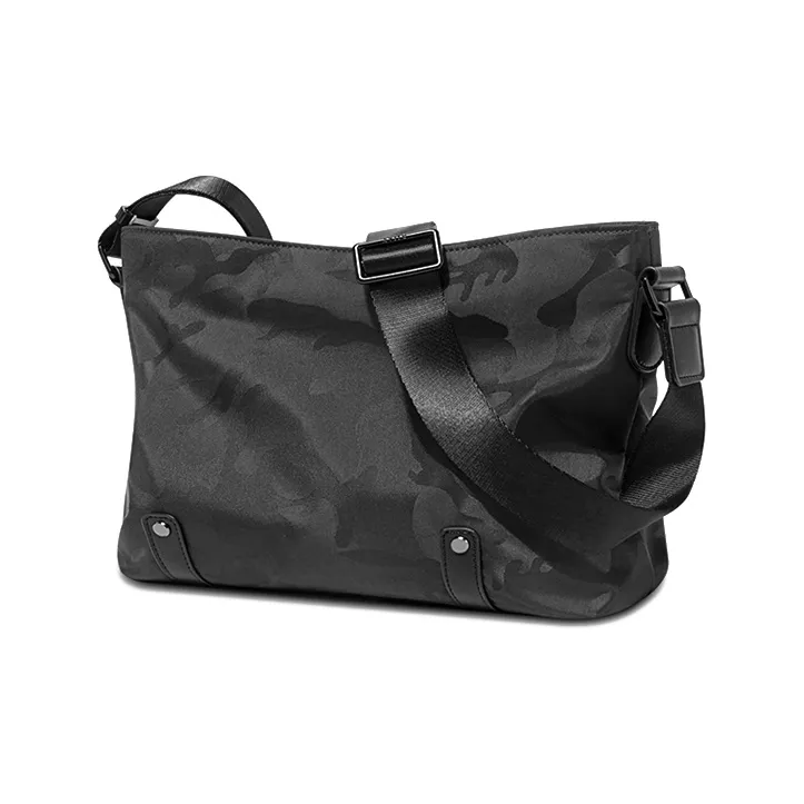 BJIAX Nylon Casual Backpack Crossbody Bag Shoulder Bag Unisex Blue Camouflage/Black Camouflage/Black-19