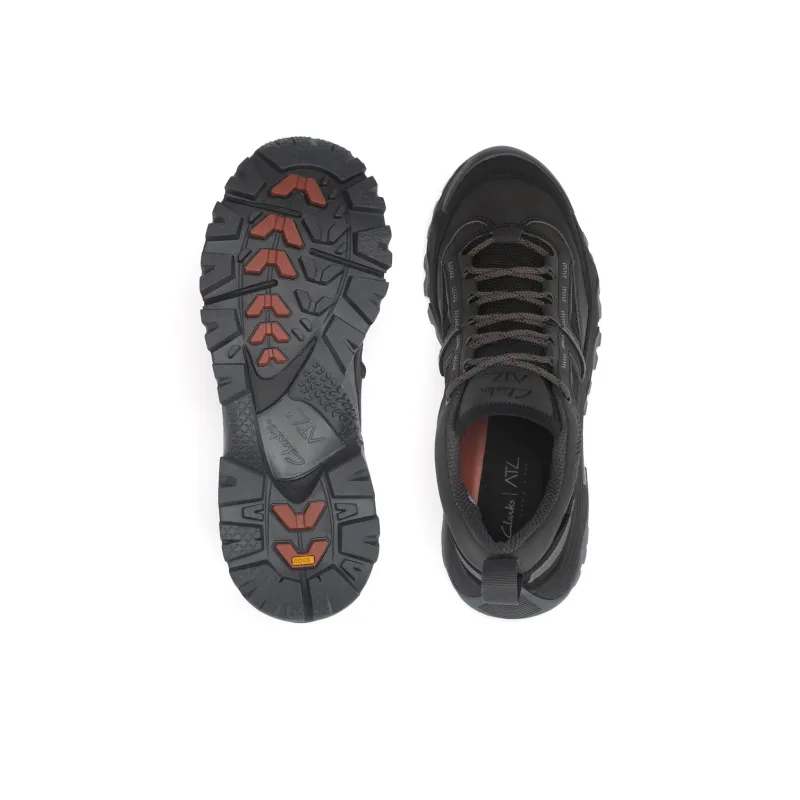 Clarks City Outdoor Collection Anti Slip And Wear Resistant Water Resistant Low Top Casual Shoes Men's Black-2