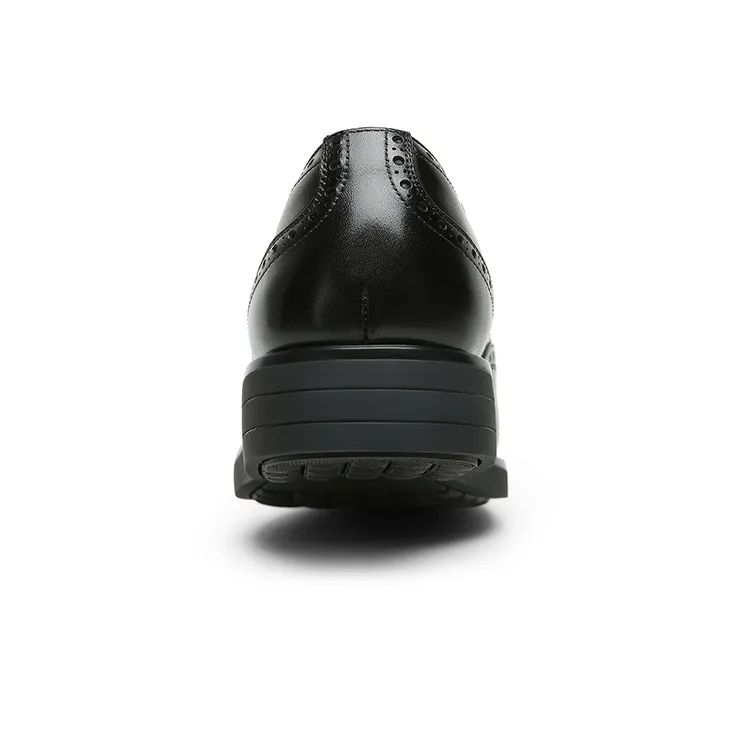 CROWN Dress Shoes Men's One Yard Larger-3