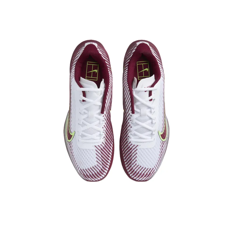Nike Court Air Zoom Vapor 11 Hc White Team Red Lime Blast-3
