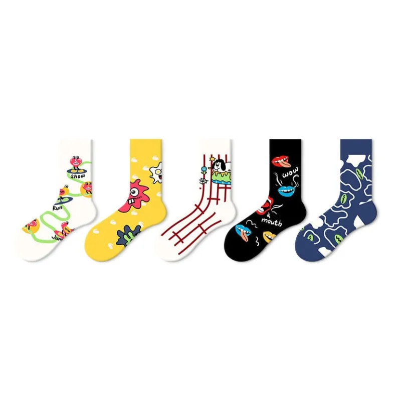 JKN Unisex Mid Calf Socks-11