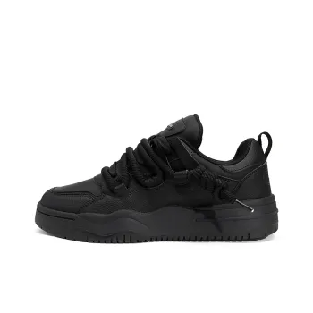 Seattle Palm Low Top Skateboard Shoes Unisex Black