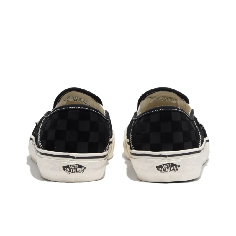 Vans Classic Slip On Checkerboard 'Black'-3