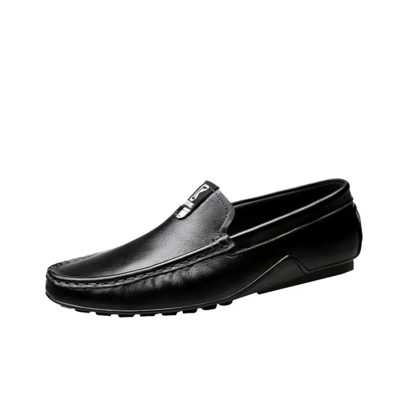 CKVUSAMG Gommino Loafers Unisex Black/White-1
