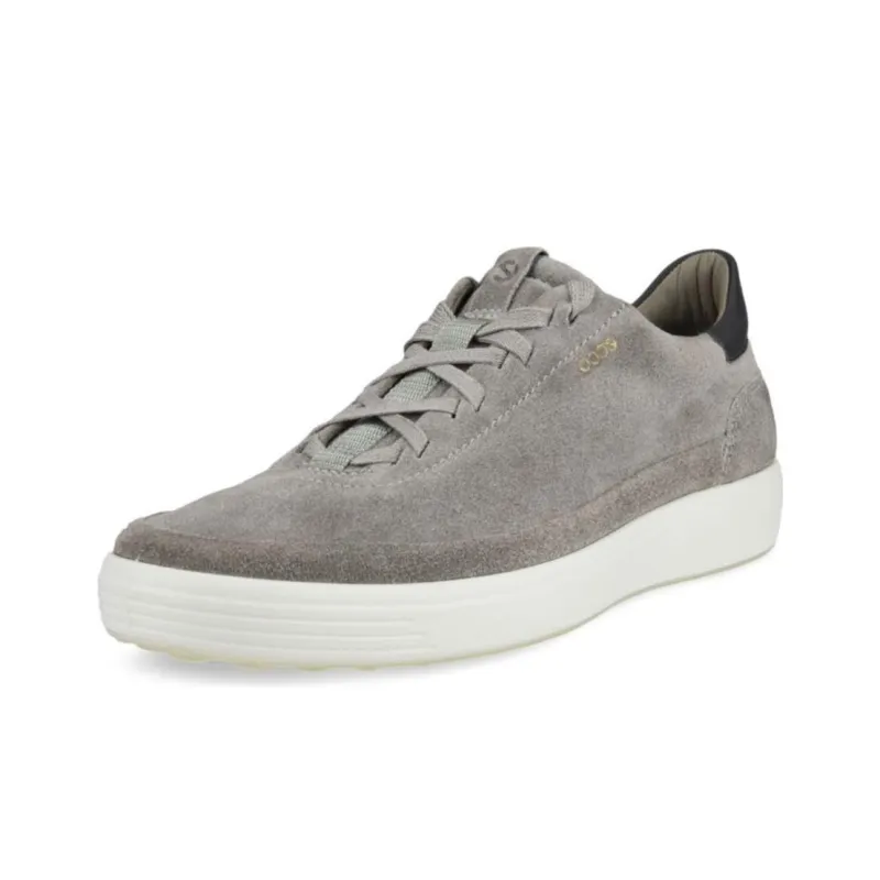 Ecco Low Top Skateboard Shoes Men's Gray-2