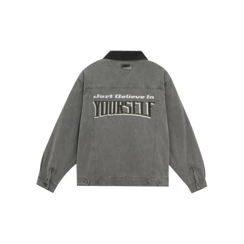 LUJIAMEN Jackets Unisex Gray Choose According To Size Chart-1