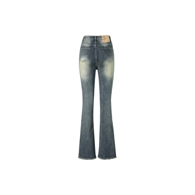 Wen Shan Jeans Women's Vintage Blue-1