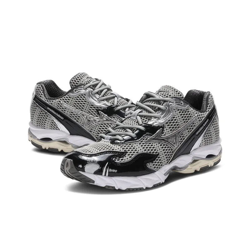 Mizuno Wave Rider 10 Flame Wave One Block Down Onyx-2