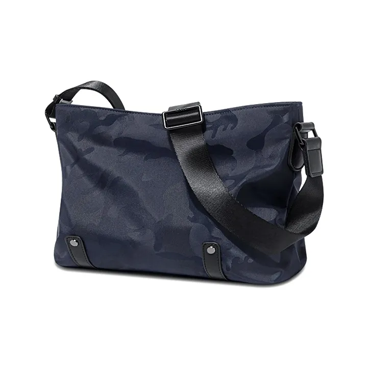 BJIAX Nylon Casual Backpack Crossbody Bag Shoulder Bag Unisex Blue Camouflage/Black Camouflage/Black-9