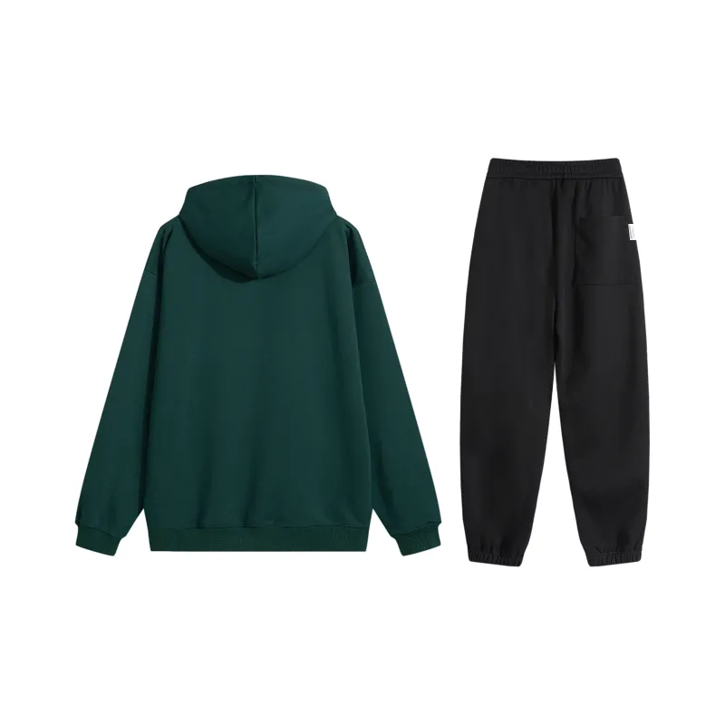 SUPERMOON Autumn And Winter Season Knitted Sports Pants Unisex Black-18