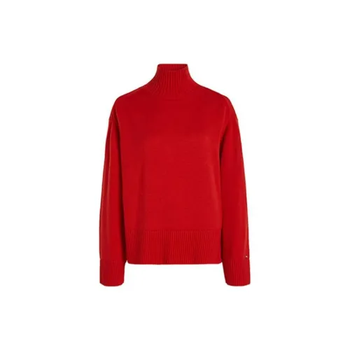 Tommy Hilfiger Sweaters Women's Smoke Fire Red