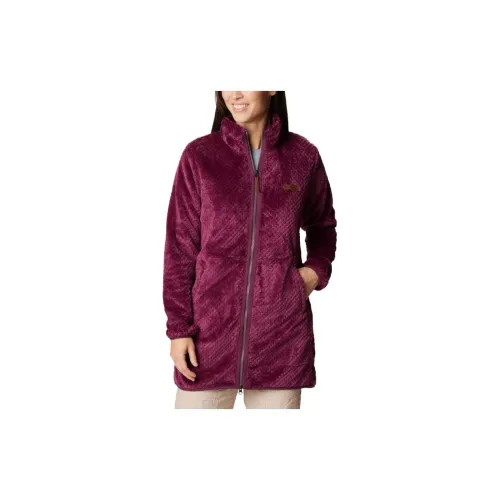 Columbia Velvet Jackets Women's Rose Purple