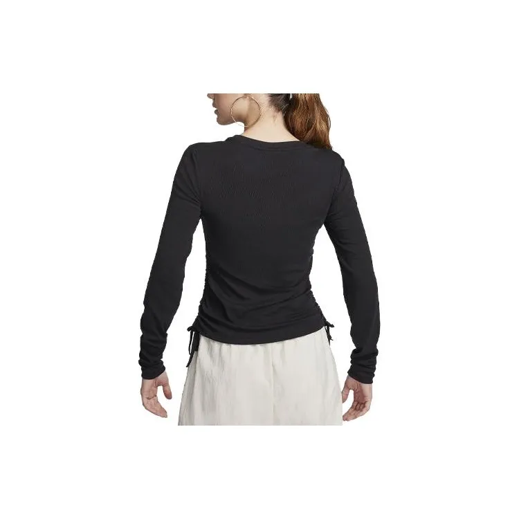 Nike Sportswear Essential Women's Ribbed Long Sleeve Mod Crop Top-1