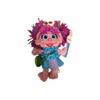 Universal Studios Sesame Street Characters Abby Playing Frog Dolls Plush Pendant 17cm Height