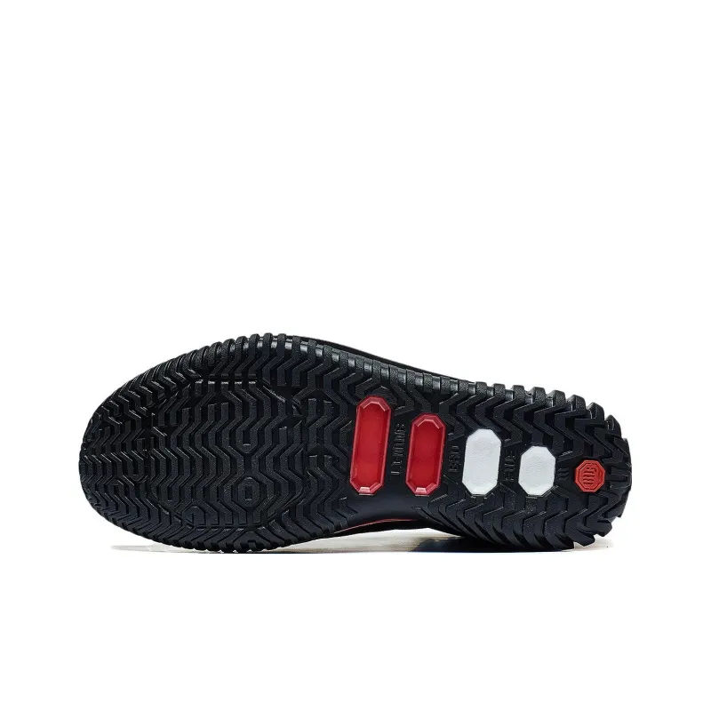 LiNing Badfive 3 Anti Slip Wear Resistant Mid Top Basketball Shoes Men's Black-4