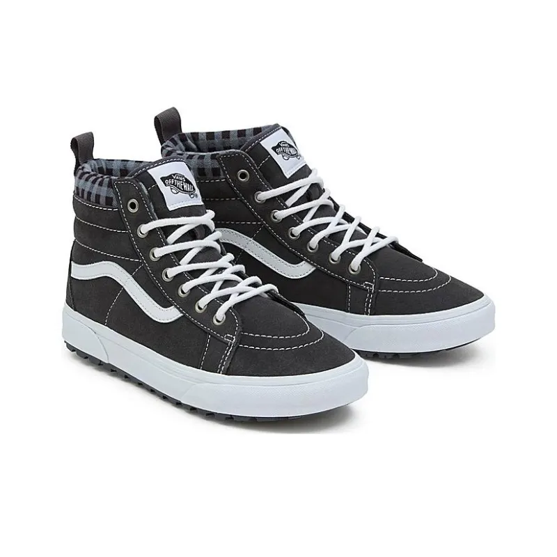 Vans SK8 Warm Coverage High Top Skateboard Shoes Teenagers Black-3