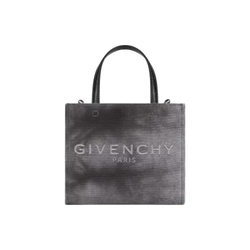 GIVENCHY G Tote Washed Cotton Canvas Bag, Tote Bag, Shopping Bag, Handbag Mini Women's Dark Gray