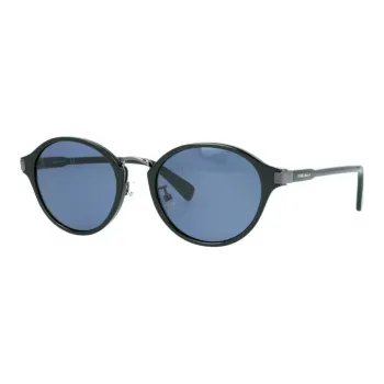 LONGCHAMP Cellular Plastic Oval Sunglasses Unisex Black