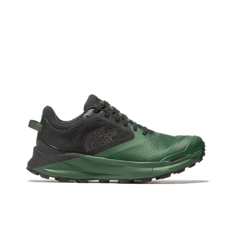 THE NORTH FACE Vectiv Enduris 3 Waterproof And Breathable Low Top Running Shoes Men's Black Green-1