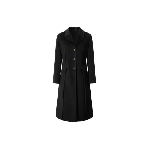 JZ. ANNAKRO Coats Women's Plain Black