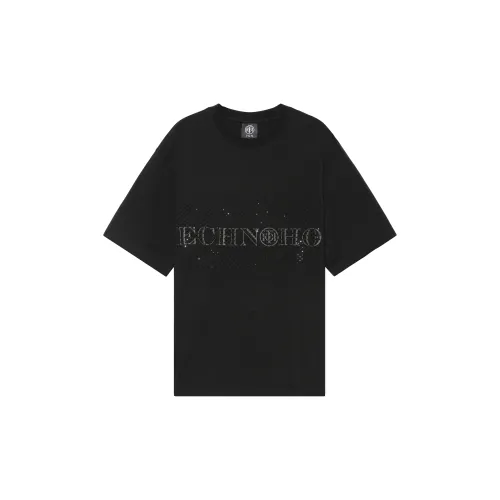 TCH T-Shirts Unisex Black Background With Black Label