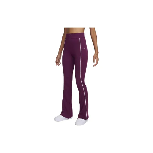 Nike Knitted Sweatpants Women's Purple