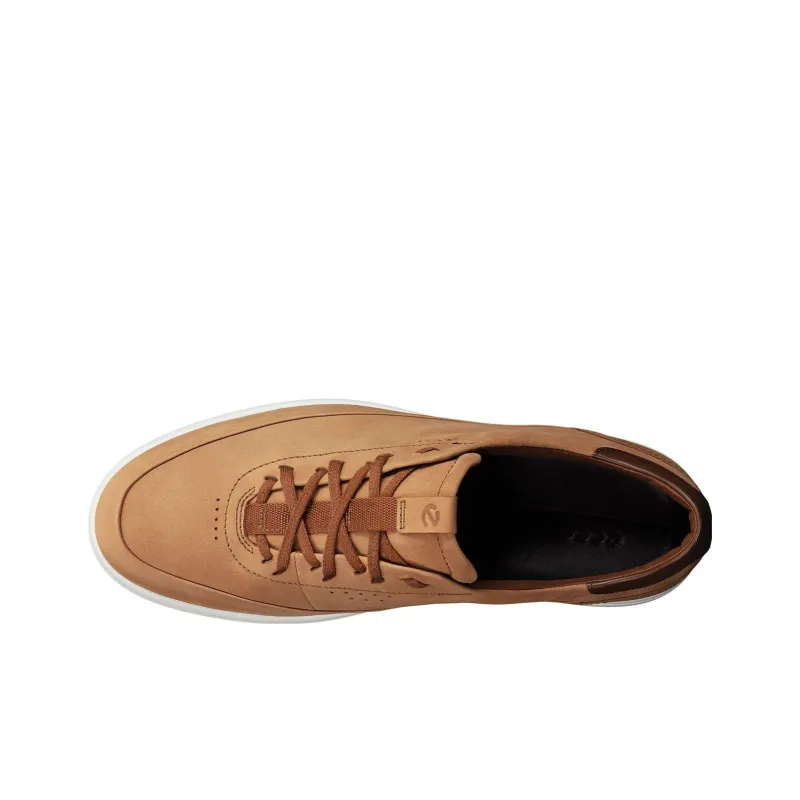 Ecco Low Top Skateboard Shoes Men's Brown-2