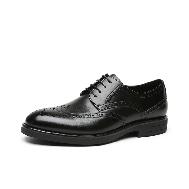 CROWN Dress Shoes Men's One Yard Larger-1