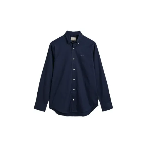 GANT Shirts Men Nautical Blue