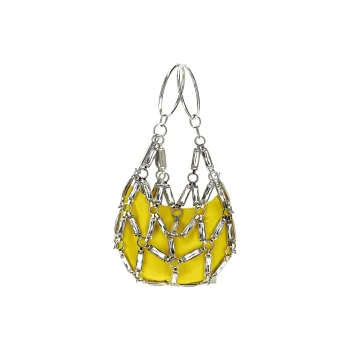DSQUARED 2 Cage Embellished Chain Link Detailed Tote Bag