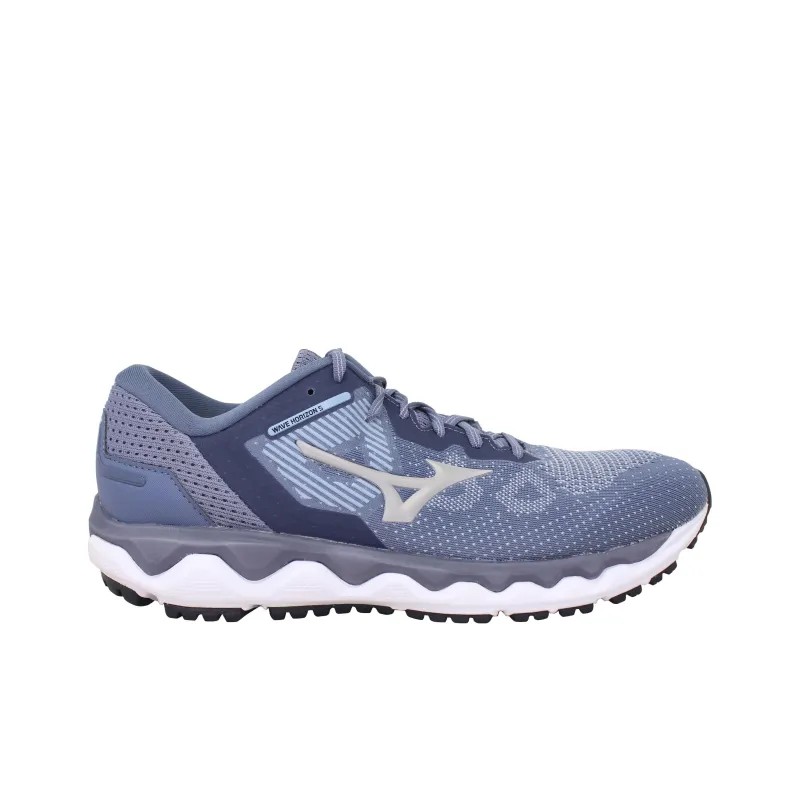 Mizuno Horizon 5 Anti Slip Wear Resistant Low Top Running Shoes Men's Blue Gray-1