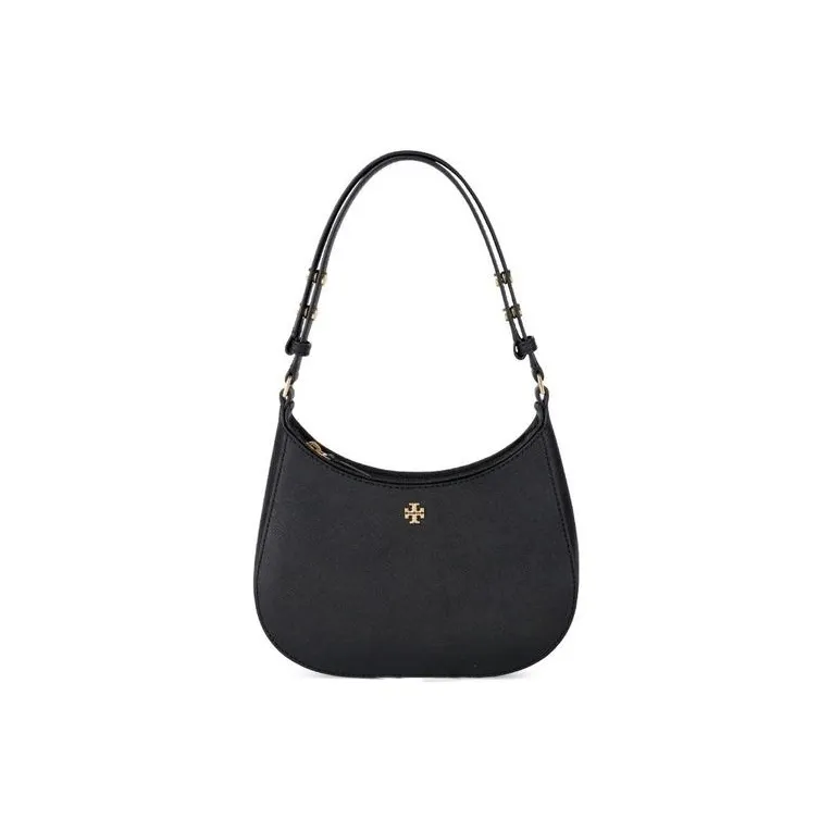 TORY BURCH Emerson Cow Leather Shoulder Bag Handbags Shoulder Bags Women's Black-0