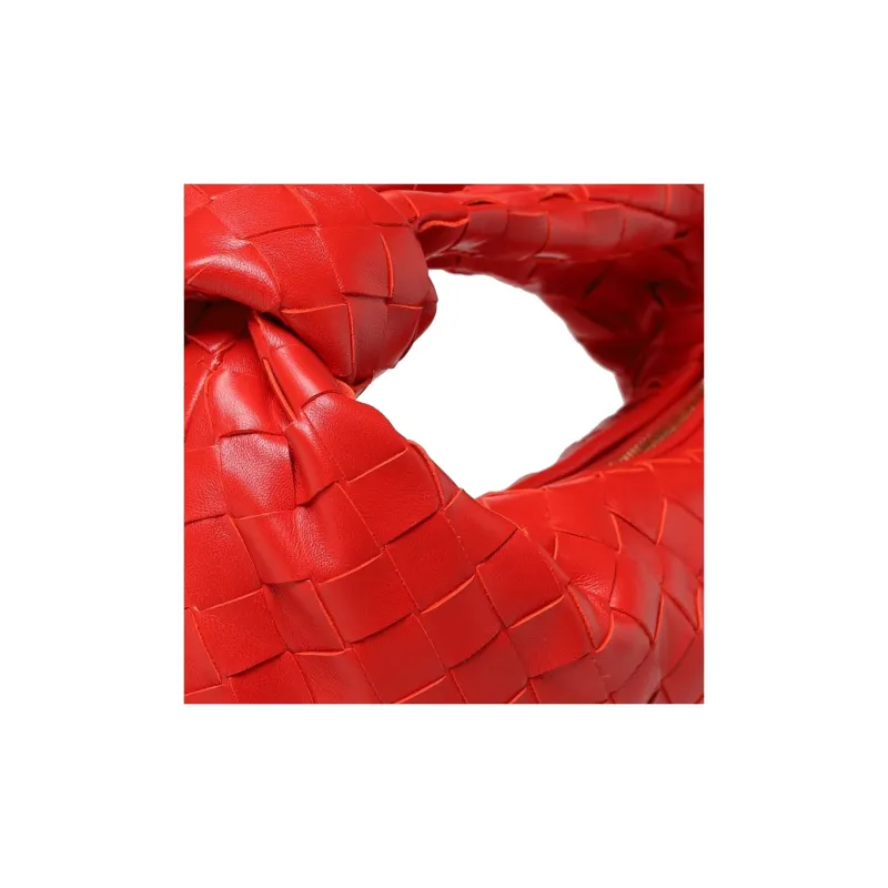 Bottega Veneta Jodie Top Handle Bag Mini Intrecciato Redstone-4