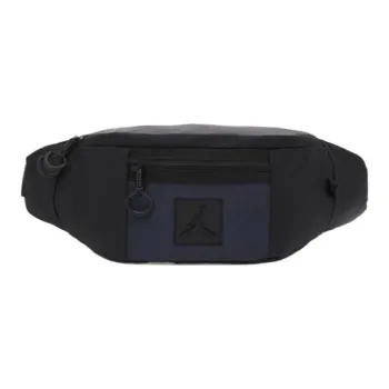Jordan Nylon Fabric One Shoulder Crossbody Bag, Sling Bag, Fanny Pack Regular Unisex Black Gray