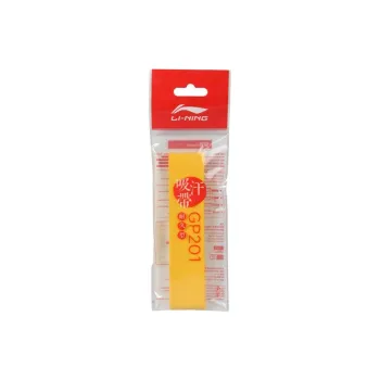 LiNing Badminton Grip Tape Yellow Polyurethane Thin GP201 6 Pack