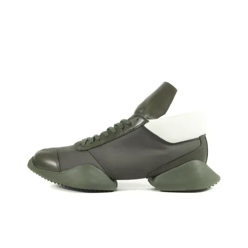 Rick Owens Drkshdw X Adidas Rick Owens Vicious Runner Running Shoes Men Low-Top Dark Green