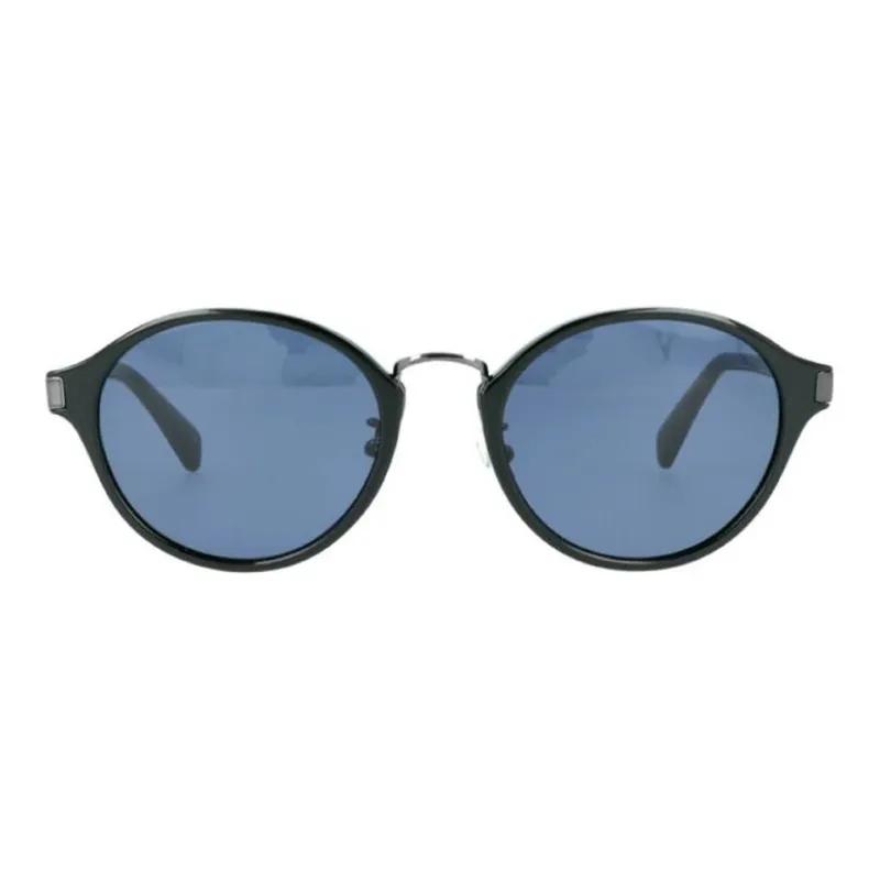 LONGCHAMP Cellular Plastic Oval Sunglasses Unisex Black-1