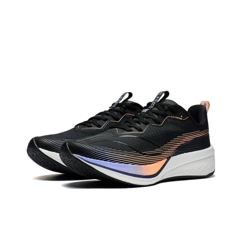 LiNing Red Hare 6 Pro Cushioning, Slip Resistant, Abrasion Resistant, Rebound Low Top Running Shoes Women's Black-2
