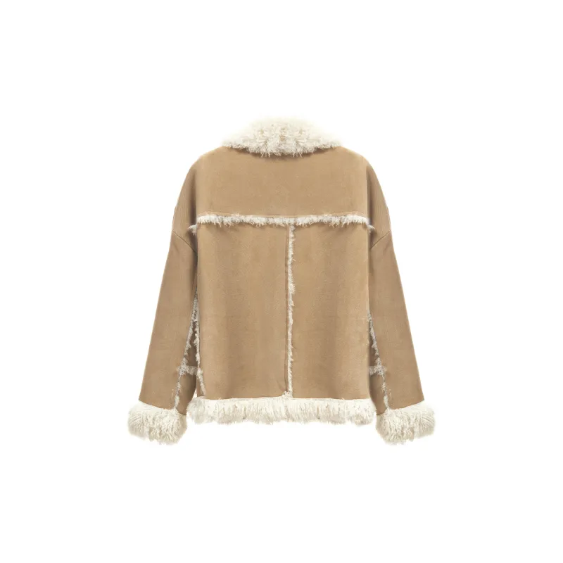 Li Zixian Jackets Women's Khaki-1