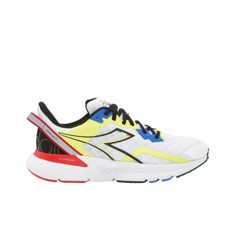 diadora Mythos Blushield Volo 3 'White Yellow Fluorescent'-1