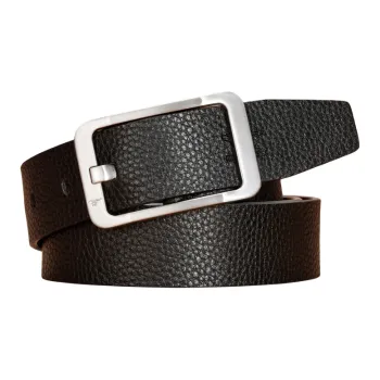 SEPTWOLVES Fashion Young Business Korean Trendsetter Cow Leather Leather Belts Men's Width 3.4CM