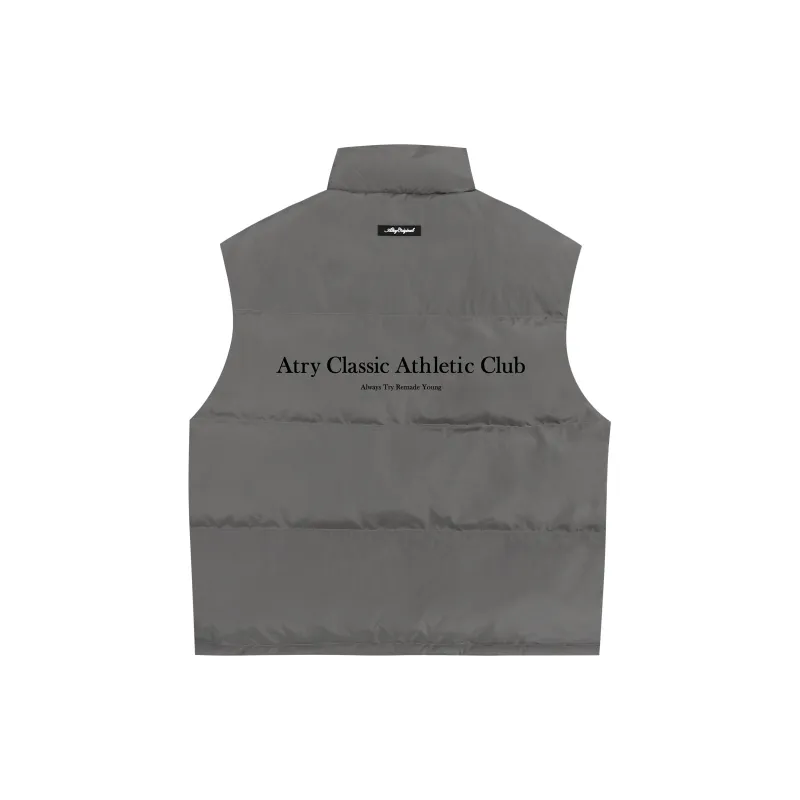 Atry Alphabet Slogan Series Puffer Jacket National Trend Minimalist Style Unisex Cold Resistant Coat Unisex-8