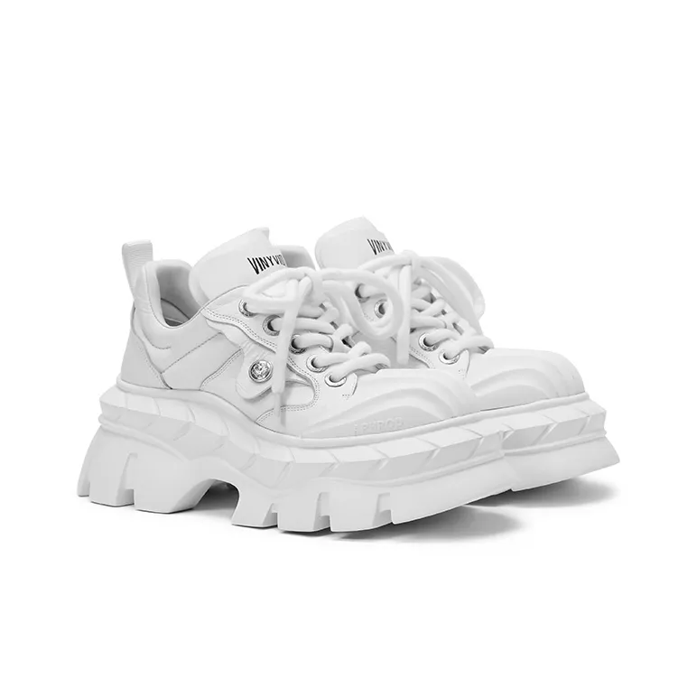 VINYVIOLA Height Increasing Low-Top Chunky Sneakers Women's-12